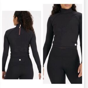 NWT Vuori Marine Mock Neck Long Sleeve